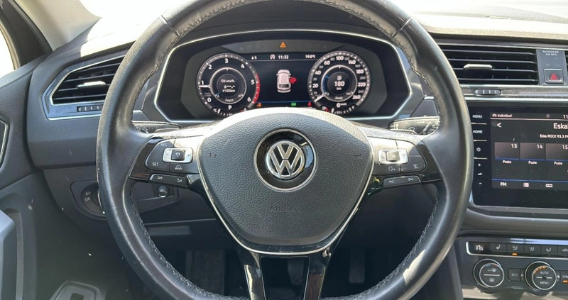 Volkswagen Tiguan cena 128800 przebieg: 122499, rok produkcji 2018 z Szepietowo małe 407